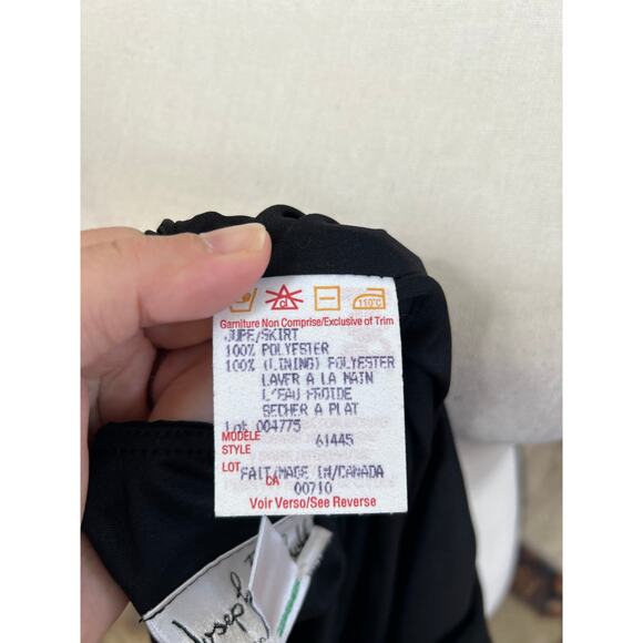 Joseph Ribkoff Black Ruched & Gathered Maxi Skirt - Picture 3 of 6